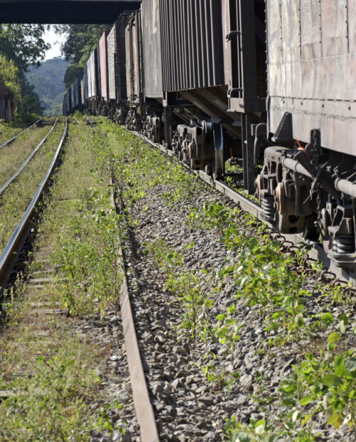 Trilho de trem.